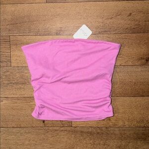 Free-est Free People Size Small Wisteria Lilac Strapless Tube Top NWT Beach Cute